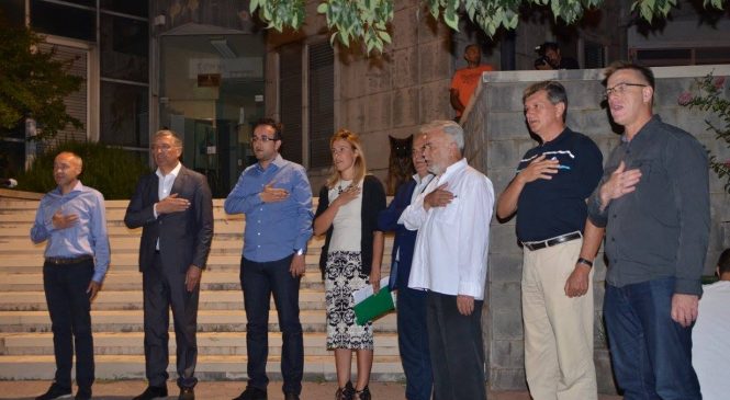 U Vrgorcu predstvljena zajednička lista HDZ-a i HDS-a. Predstavnik HDS-a prof. dr.sc. Goran Dodig.
